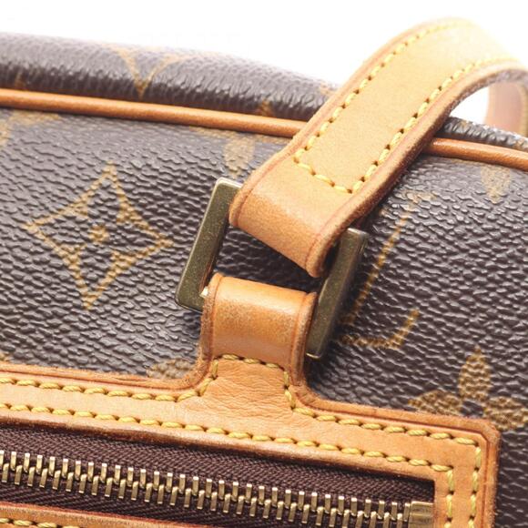 LOUIS VUITTON Brown Monogram Leather Shoulder Bag - Picture 8 of 9